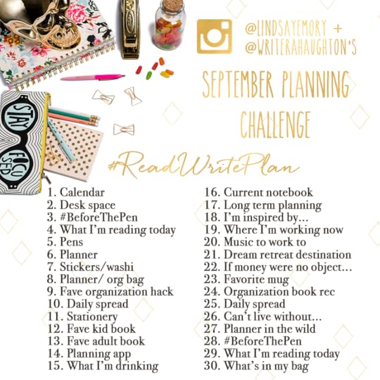 The September Instagram Challenge Every Planner, Reader and Writer Needs to Join.