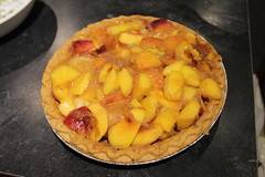 peach-banana pie