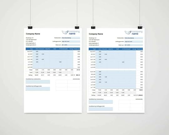 tijdregistratie werknemer excel
