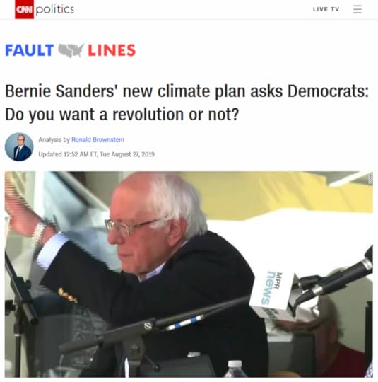 CNN: Bernie Sanders' new climate plan asks Democrats: Do you want a revolution or not?