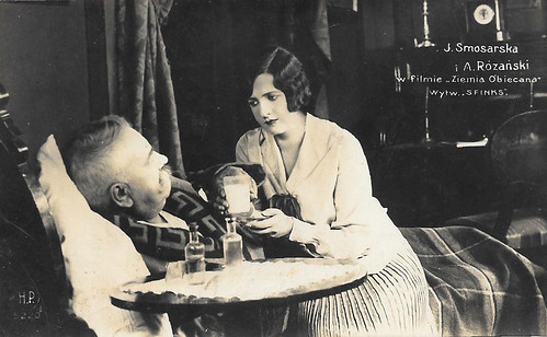Jadwiga Smosarska and Antoni Rozanski in Ziemia obiecana (1927)