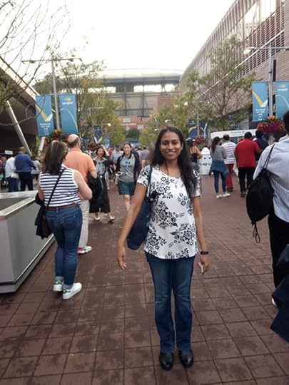 Pamela at US Open Tennis