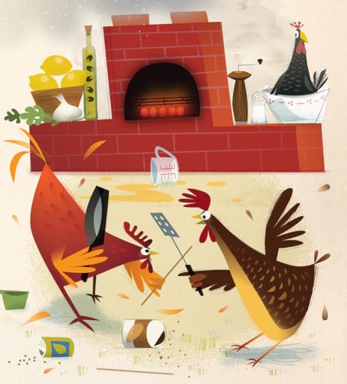 This is an image for a chicken speeding recipe. I just figured the chickens would not be into it.