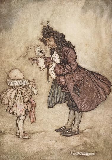 Fairy magic by Arthur Rackham