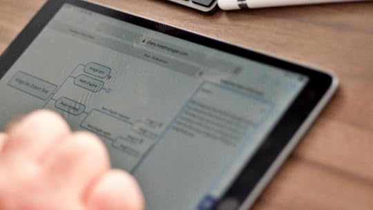 Managing a connected workplace on a tablet