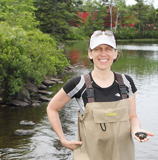 Dr. Linda Campbell in the field
