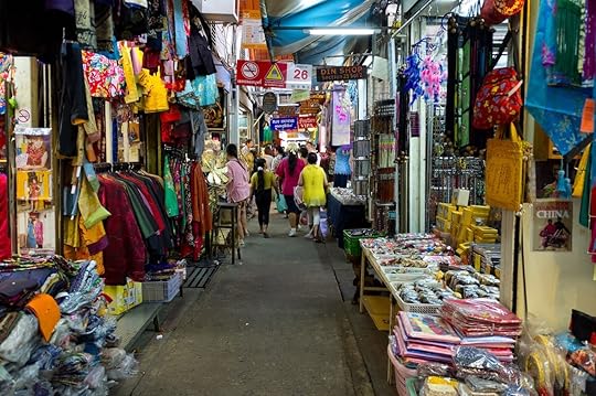 Clothes for sale at Chatuchak weekend market