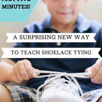 A New Way to Teach Your Child to Tie Their Shoes from MomAdvice.com
