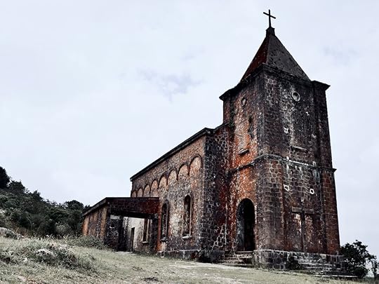 abandoned church near Kompot in Cambodia at Bogor Hill Station