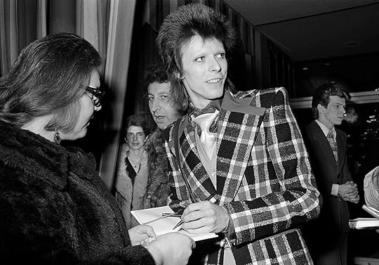 Michael Jang, David Bowie Signing Autographs, 1973