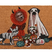 costume pet doormat