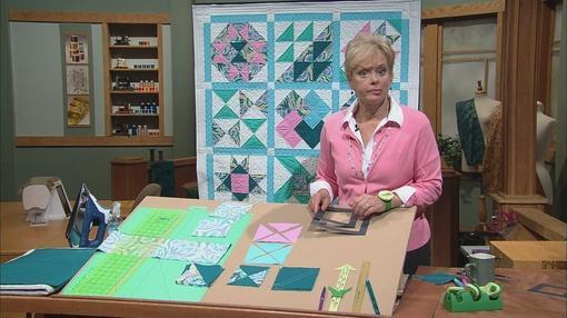 Watch No-Hassle Triangles Quilt Blocks - Part 2 on Sewing With Nancy