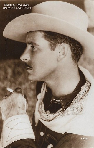 Ronald Colman in The Winning of Barbara Worth (1926)