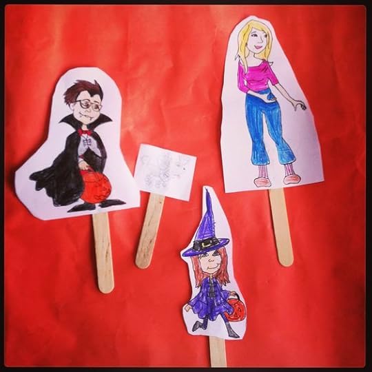 Character puppets from Spooky the Ghost Dog