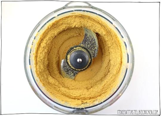 Blend the sunflower seed cheese until smooth and creamy.