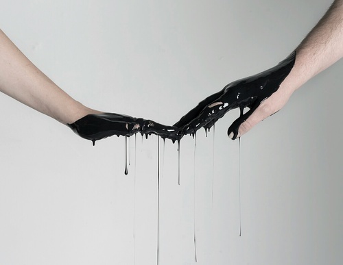 black, hands, and pale image