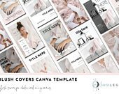 500+ Blush Canva Template Pack | eBook | Magazine | Lead Magnet | Opt-in Freebie | Canva Templates | Lady Boss Templates