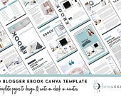 Pro Blogger eBook Canva Template | Lead Magnet | Opt-In Freebie | Landing Page Template