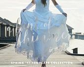 Silver Lining Social Media Pinterest Templates