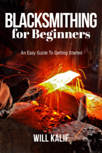 Book cover: Blacksmithing for Beginners. 
