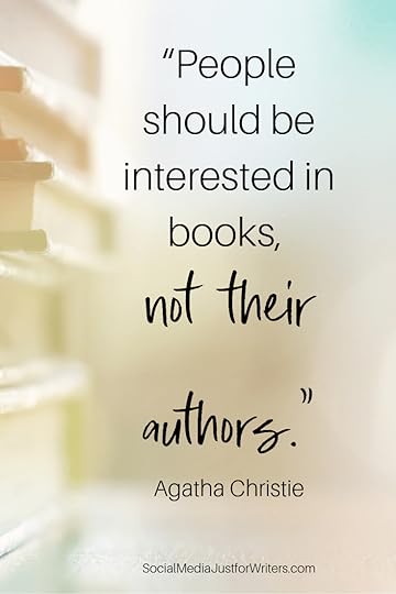 “People should be interested in books, Agatha Christie