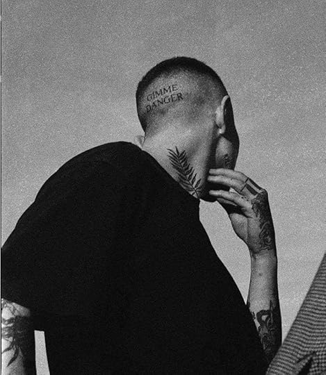 black and white, boy, and tattoo image