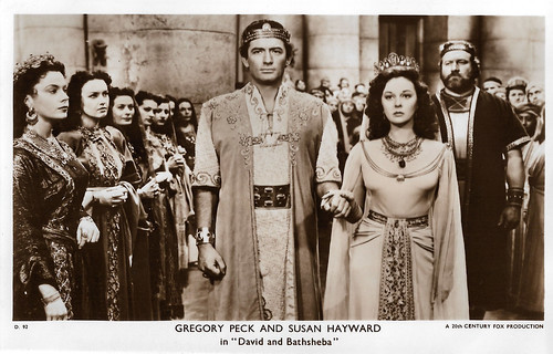 Gregory Peck and Susan Hayward in David and Bathsheba (1951)