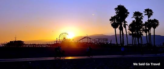 Sunset in Santa Monica by Lisa Niver