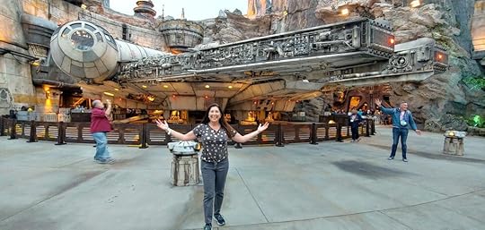 Lisa Niver at Star Wars Millennium Falcon