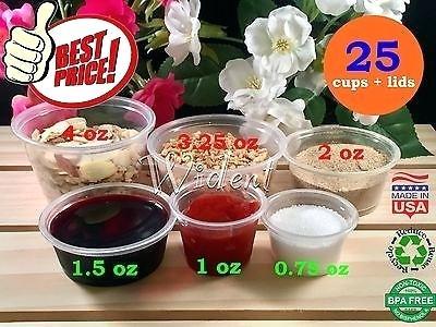 3 oz portion cups with lids details about clear plastic