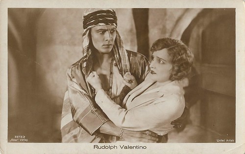 Agnes Ayres and Rudolph Valentino in The Sheik