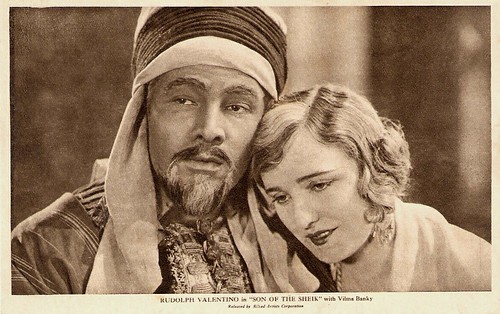 Agnes Ayres and Rudolph Valentino in Son of the Sheik (1926)