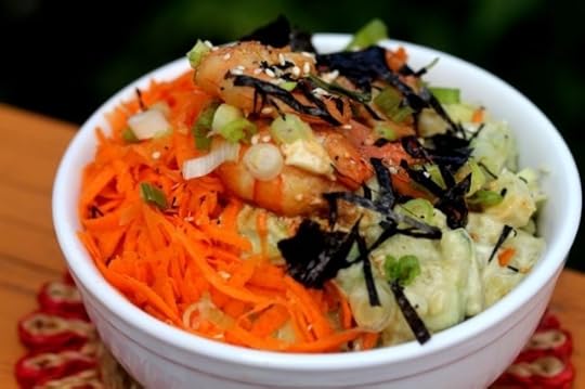 Spicy Shrimp Sushi Bowls