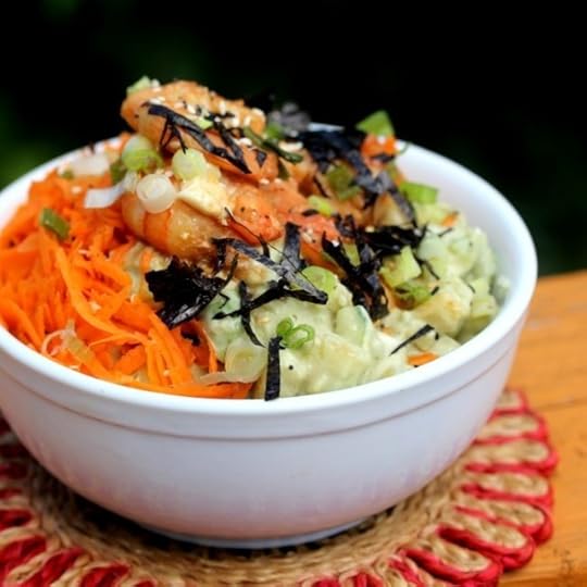 Spicy Shrimp Sushi Bowls