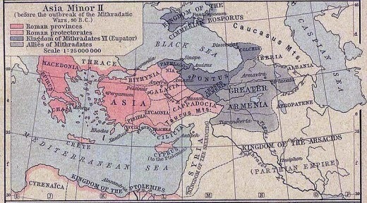 Mitrídates del Ponto la espina de Roma