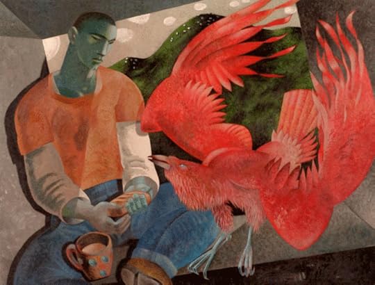 The Prophet Fed by a Raven by Clive Hicks-Jenkins