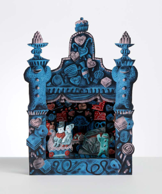 Hansel & Gretel toy theatre by Clive Hicks-Jenkins