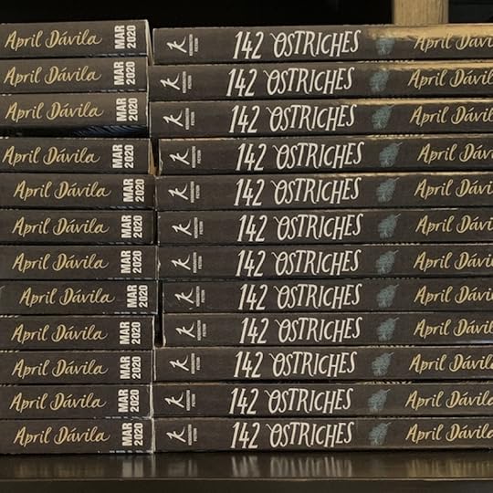 Advanced Reader Copies of 142 Ostriches by April Dávila