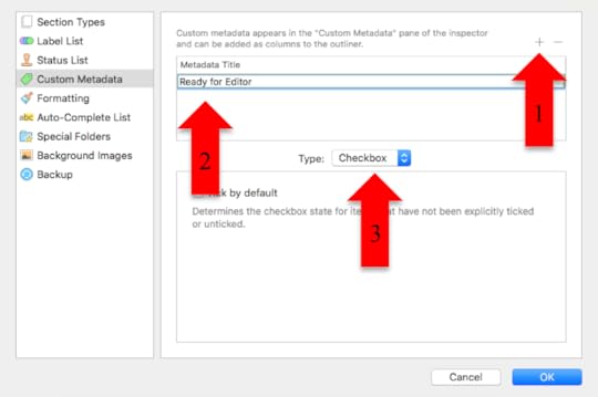Metadata Scrivener 3.0