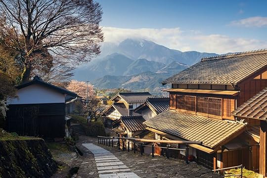 Magome juku preserved town in Nakasendo