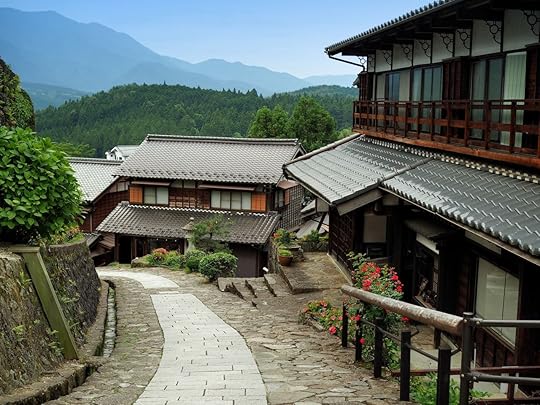 town near Tsumago-juku village