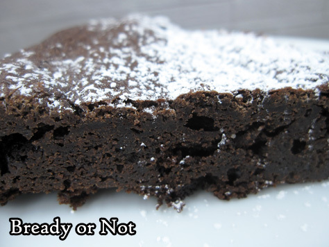 Bready or Not: Fudgy Chocolate Gluten-Free Cake