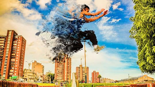 Image of a parkour athlete to illustrate a concept related to physical neurobics