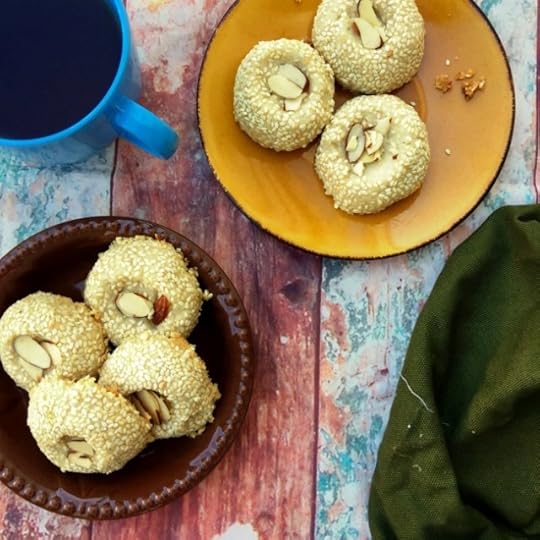 Coconut Sesame Nankhatai