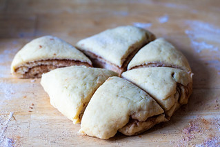 divide into six wedges