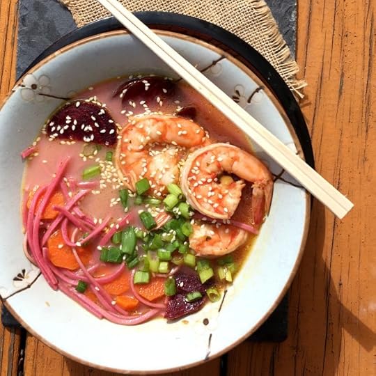 Coconut Ginger Red Rice Noodles