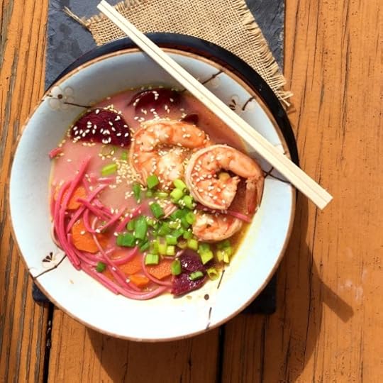 Coconut Ginger Red Rice Noodles
