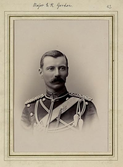 Edward Robertson Gordon as a Captain in the 9th Lancers, to which he transferred in that rank in 1896. The photo dates before 1902 as he does not yet wear his Boer War campaign medals and has the two stars of a Captain on his epaulettes (increased to three by Army reforms of 1902); as as he was in the field from 1899 to 1902 it seems most likely that the photo was taken before then (copyright 9th/12th Lancers Regimental Museum, Accession No 2090-16-42).