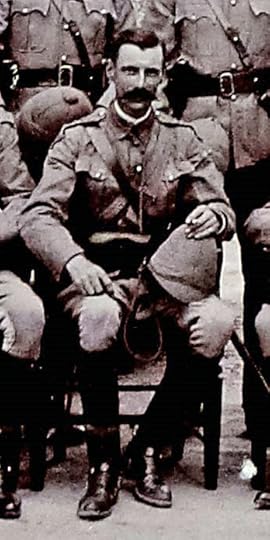 Close-up of photo above showing Captain Thomas Edward Gordon at Muttra in India in 1899 (copyright 9th/12th Lancers Regimental Museum, Accession No 2090-16-37).