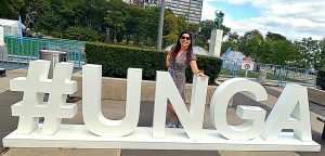 Lisa Niver at United Nations GA 74 2019